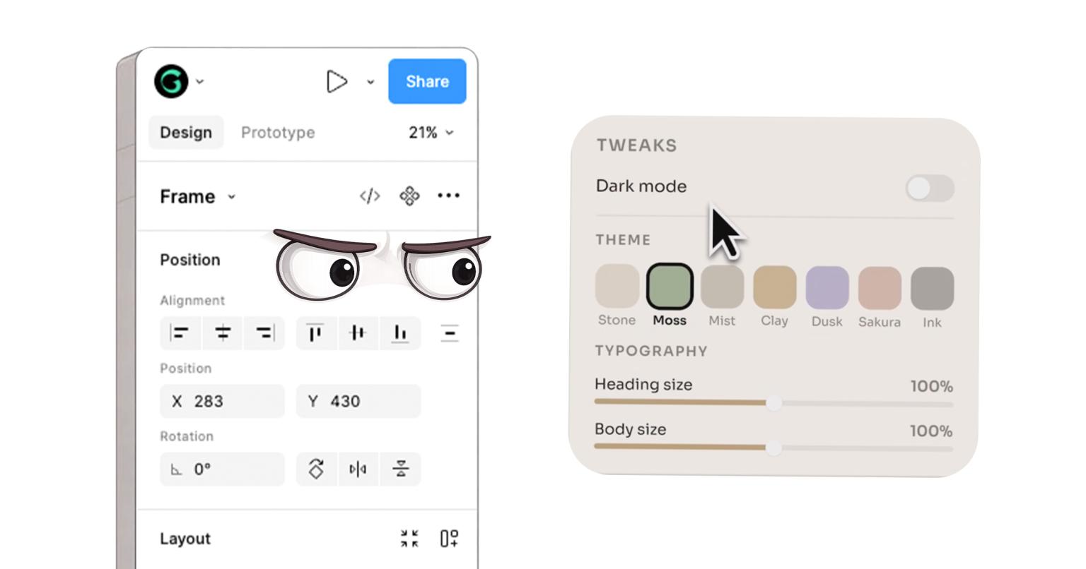 Figma manual canvas design workflow versus Claude AI prompt-based design generation comparison