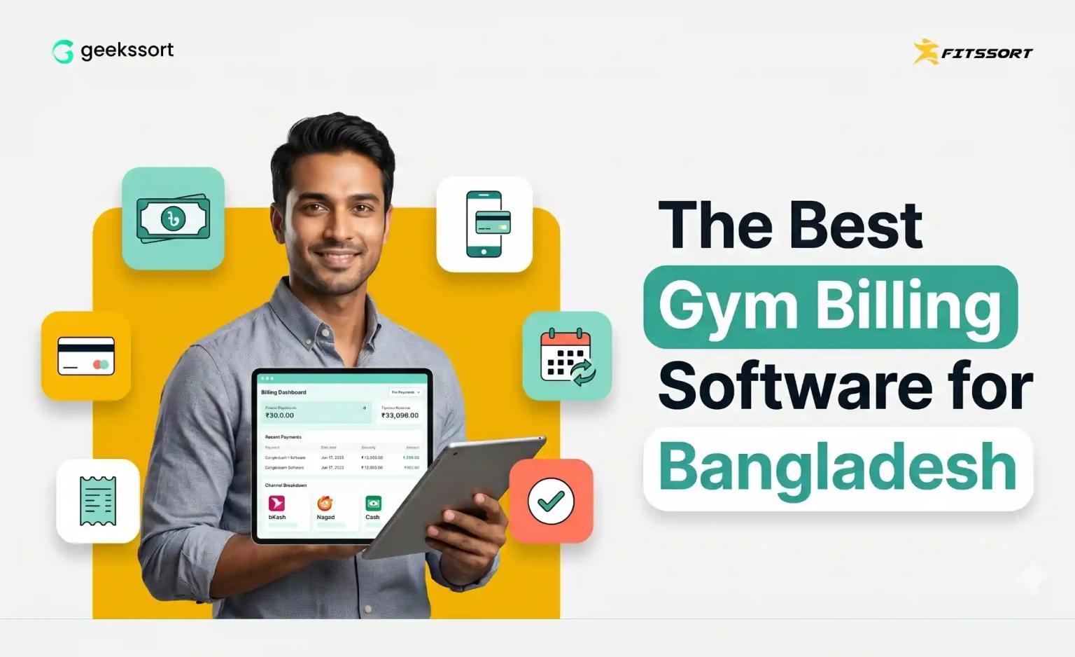 Fitssort gym billing software for Bangladesh fitness centers
