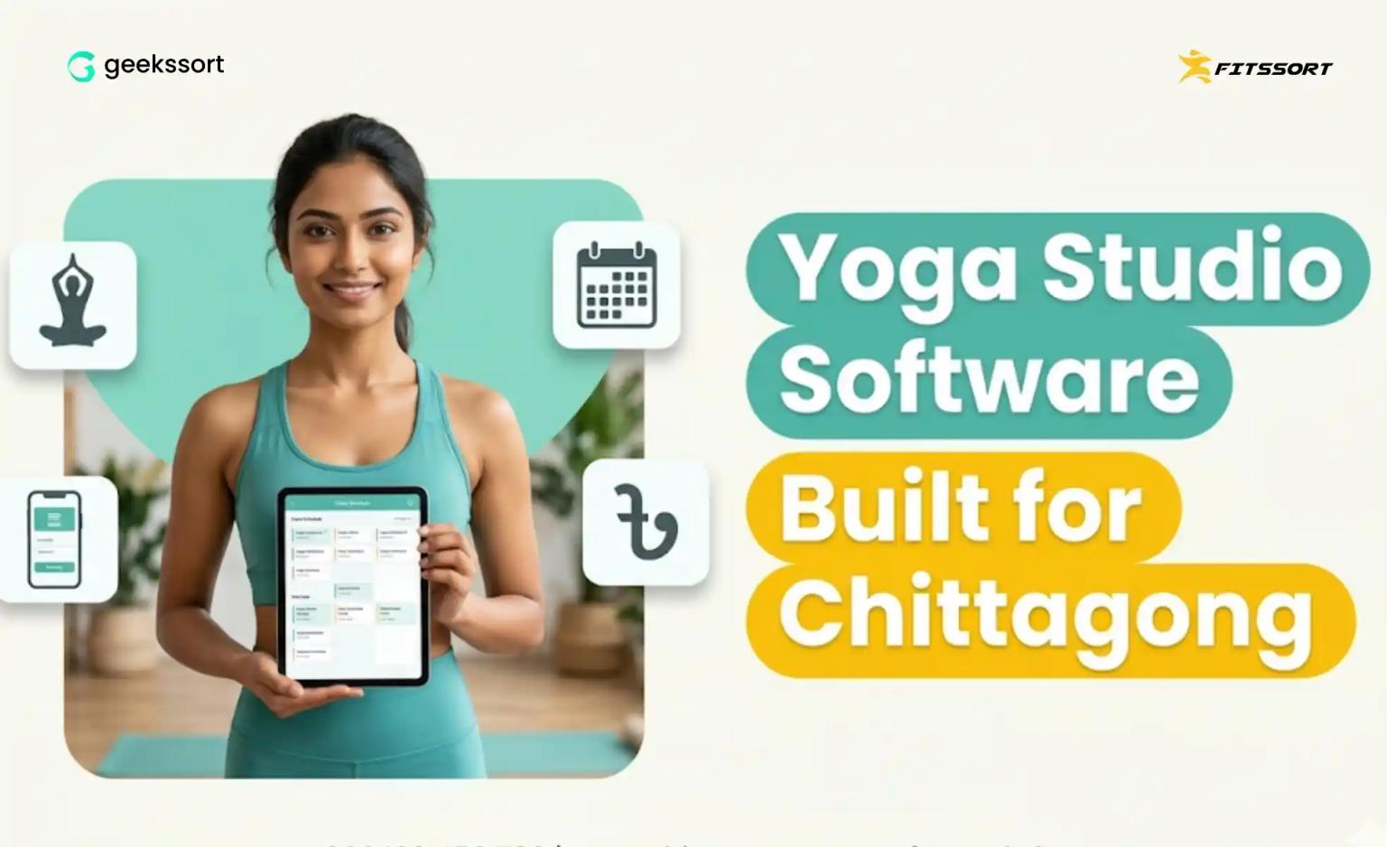 Yoga studio software for Chittagong with Fitssort