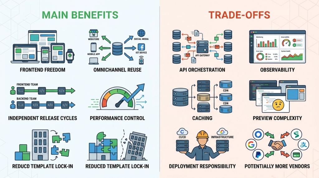 Main benifits and trade offs