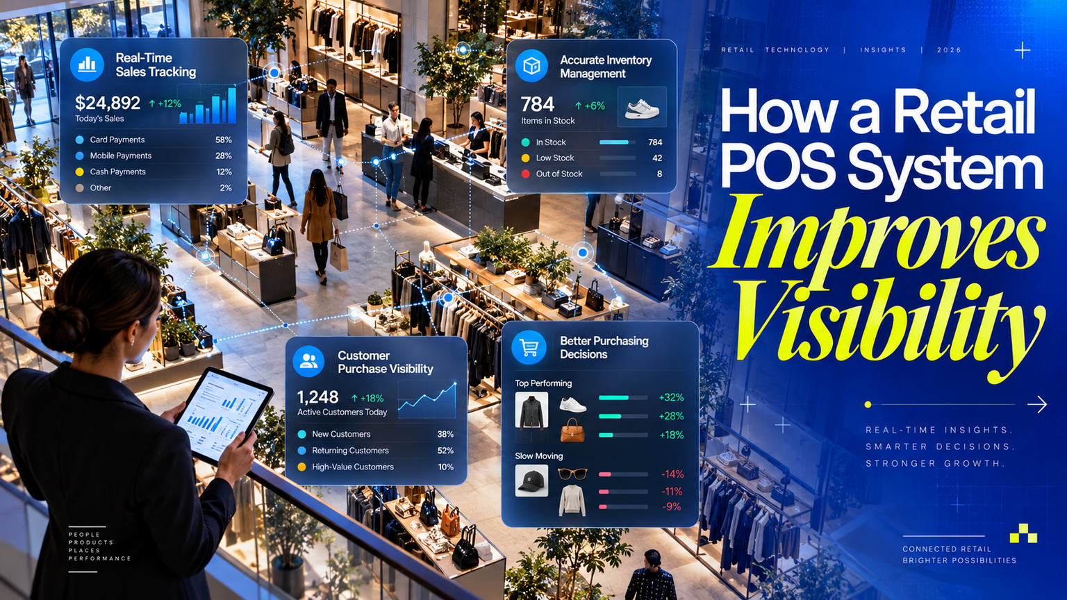 How a retails pos system improves visibility