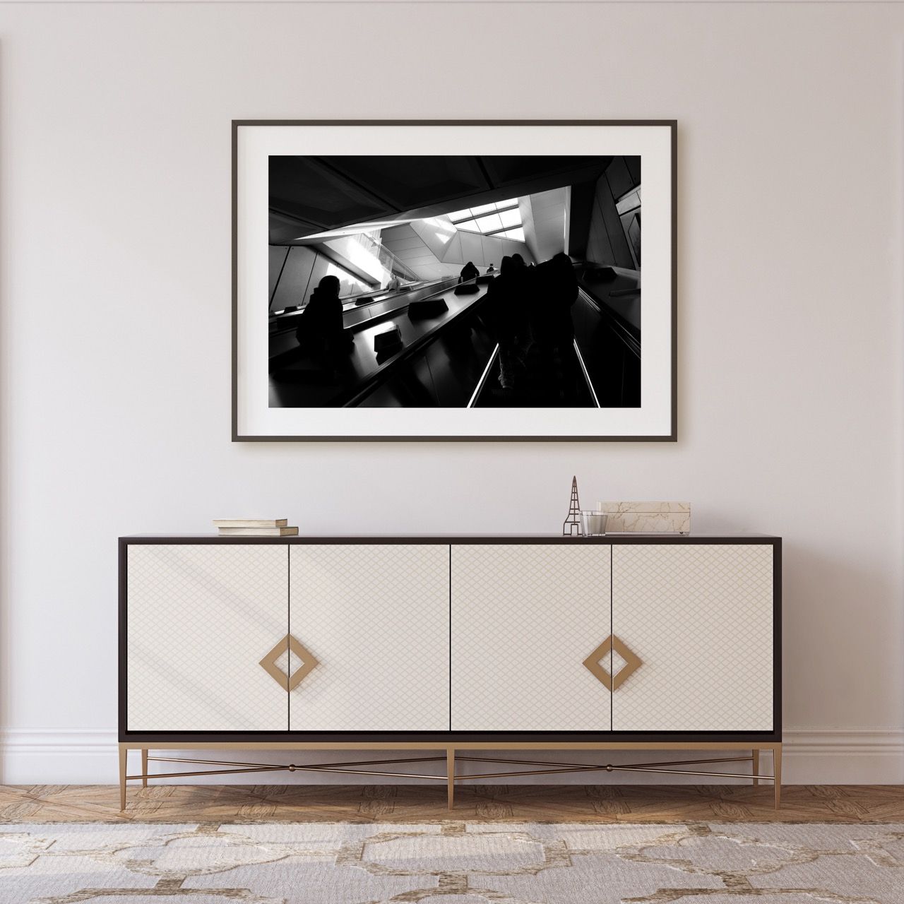 Beige Minimalist Picture Frame Mockup