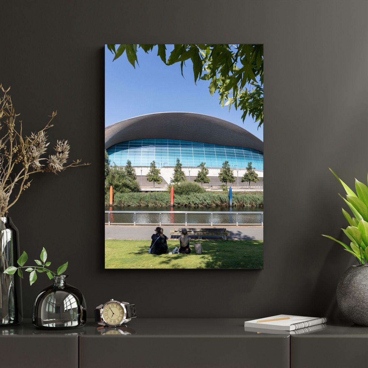 Black Modern Photography Mockup 