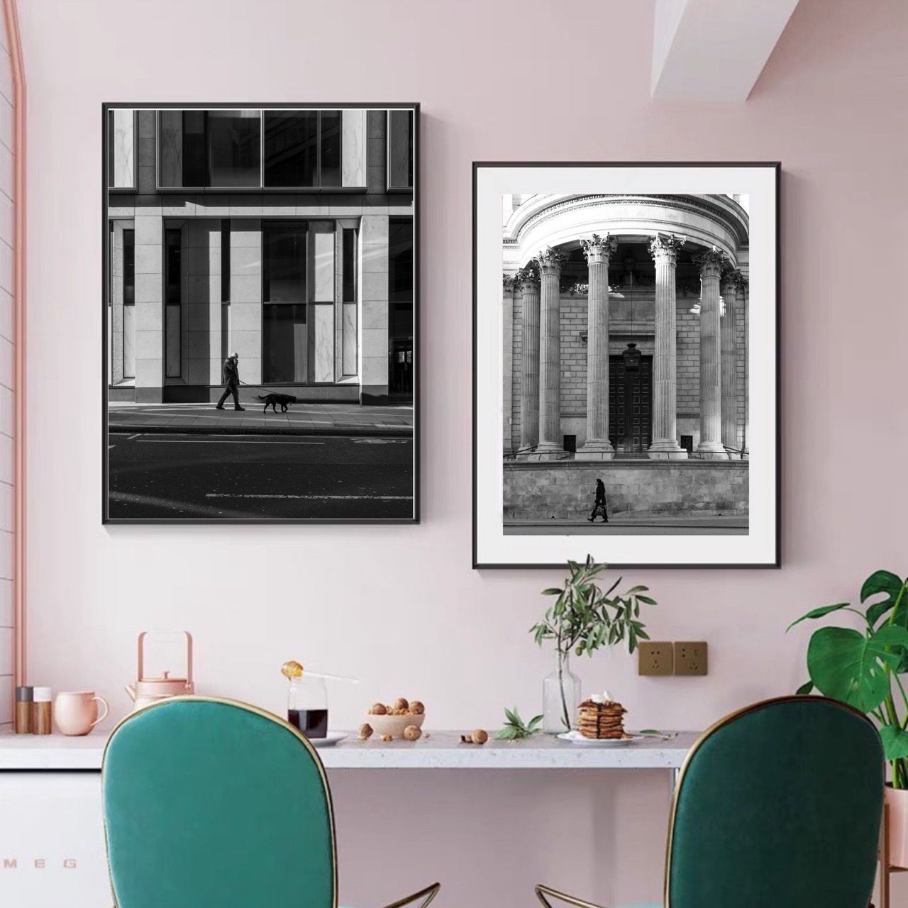 Pink Minimalist Frame Mockup 