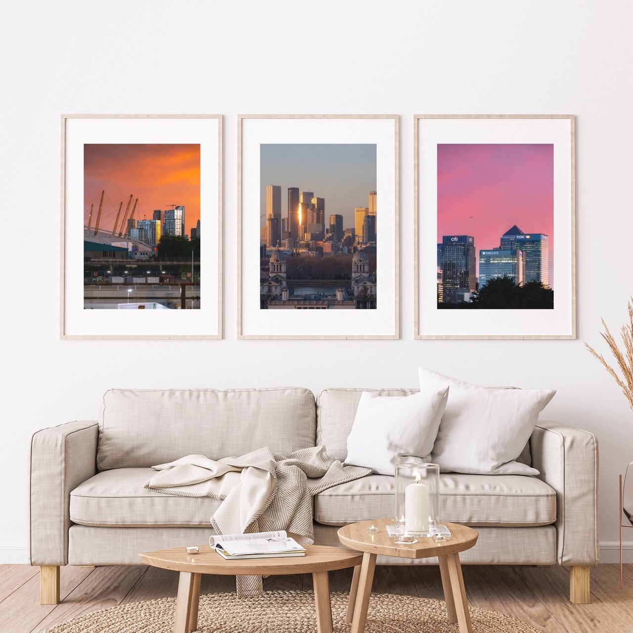 White Brown Photocentric Vintage Americana Family Frame Photo Mockup 