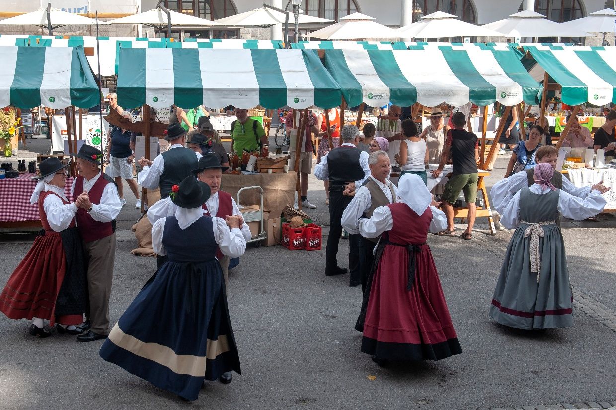 Fotografija 3: Nastop Folklorne skupine Spomin DU Sevnica