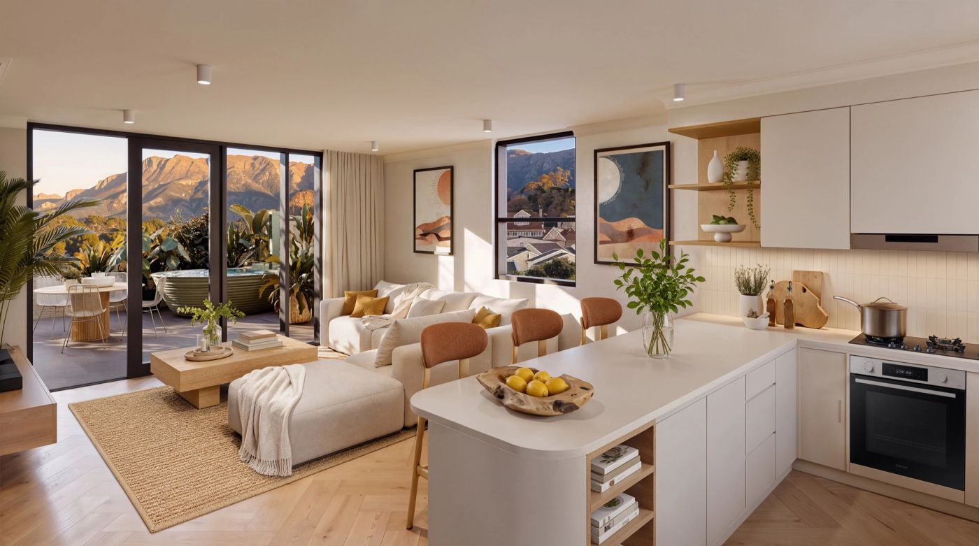 Living space at Luna