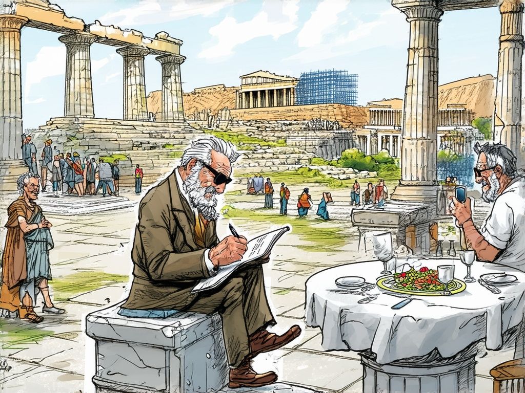 Афины вечные и сломанные, или Набросок на билете в Акрополь