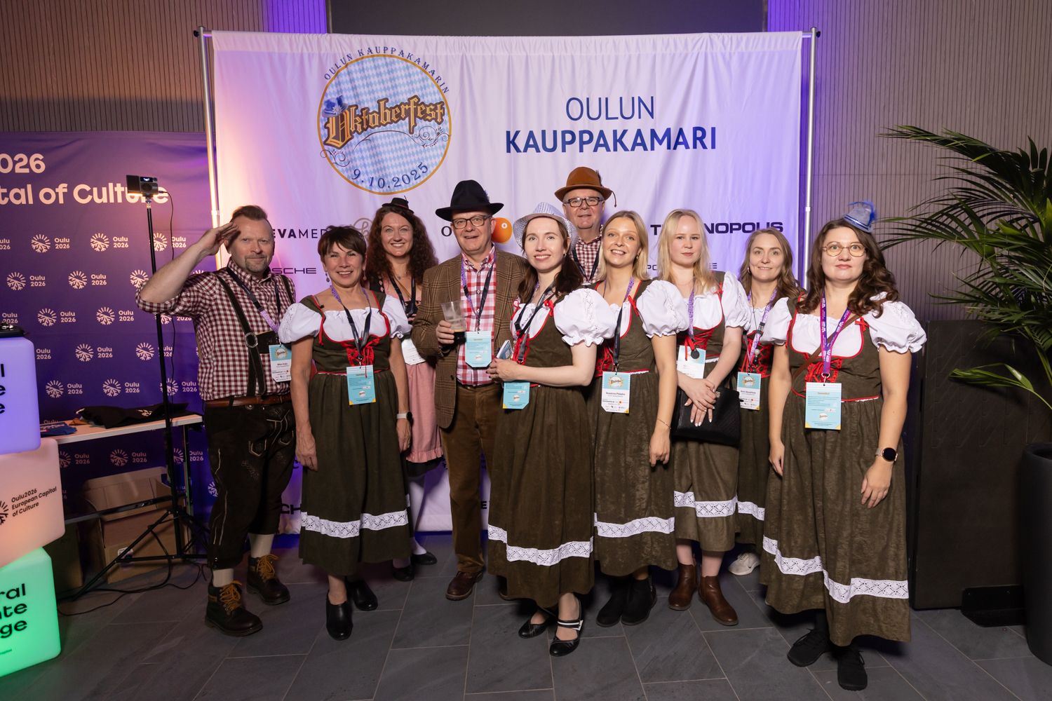 Oulun kauppakamarin Oktoberfest-verkostoitumistapahtuman valokuvaus (ja lyhytvideot)