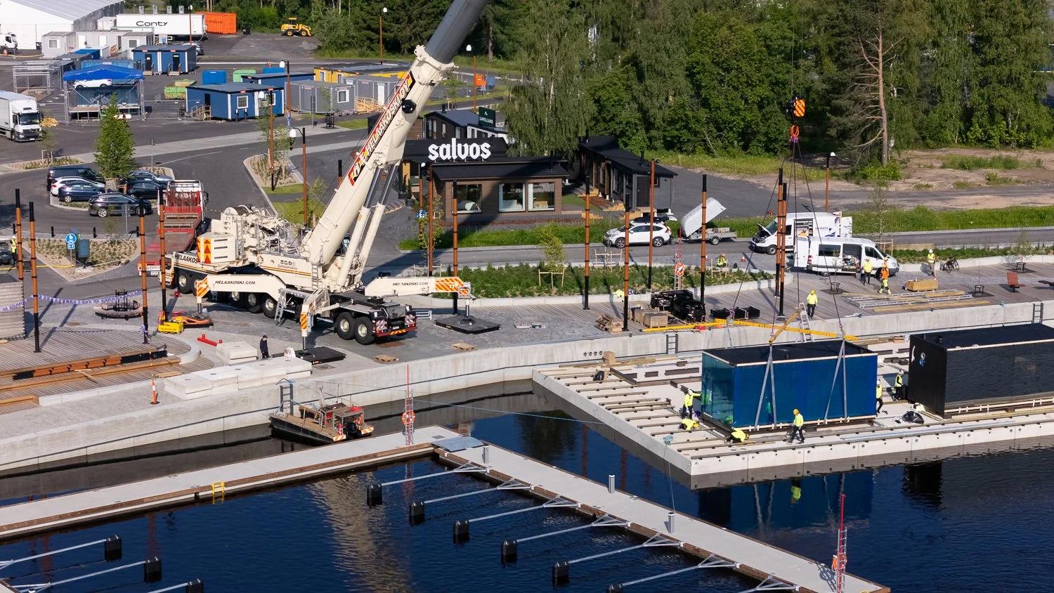 Yrityskuvaukset Oulussa: Nostovideo ja valokuvat E. Helaakoskelle