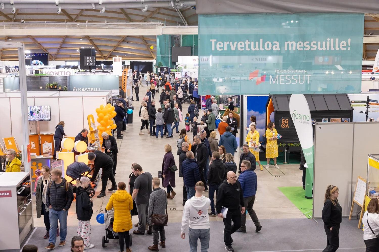 Tapahtumakuvausta Rakentaja 2024 messuilla Oulussa