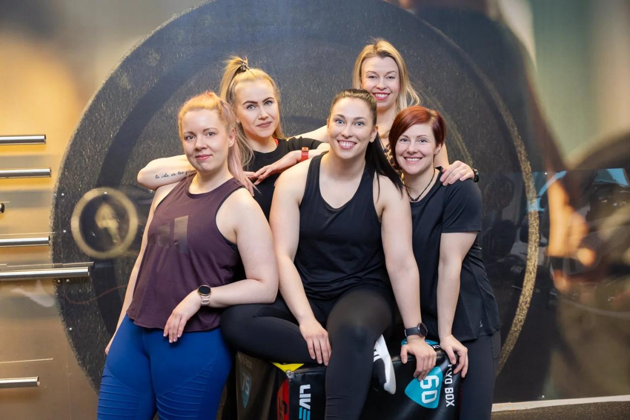 Brändikuvia naisten Liikuntakeskus Ololle