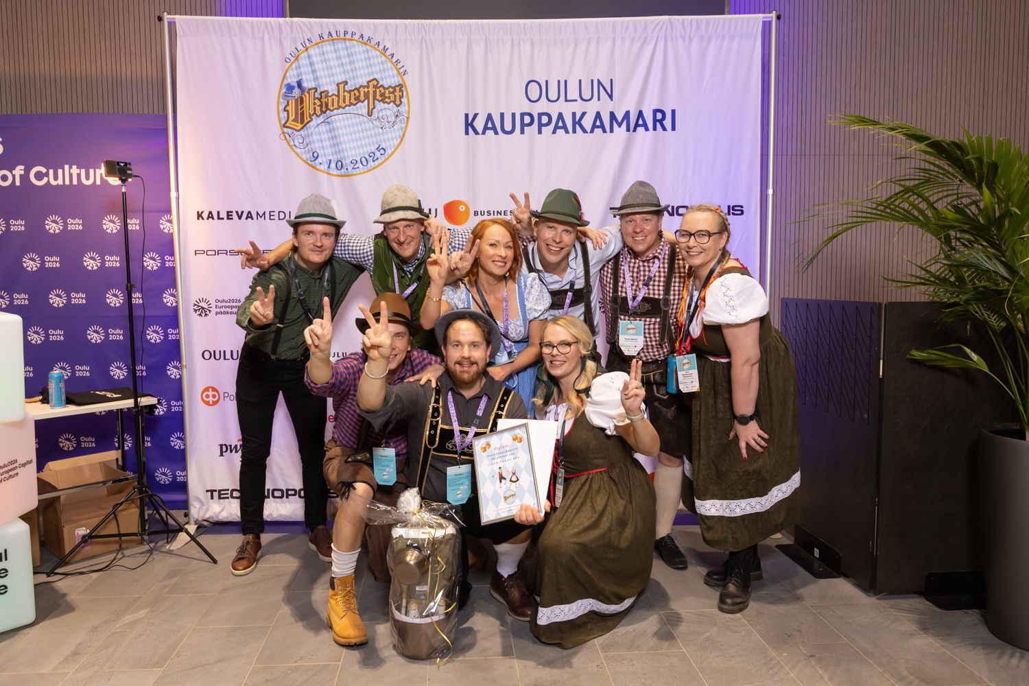 Oulun kauppakamarin Oktoberfest-verkostoitumistapahtuman valokuvaus (ja lyhytvideot)