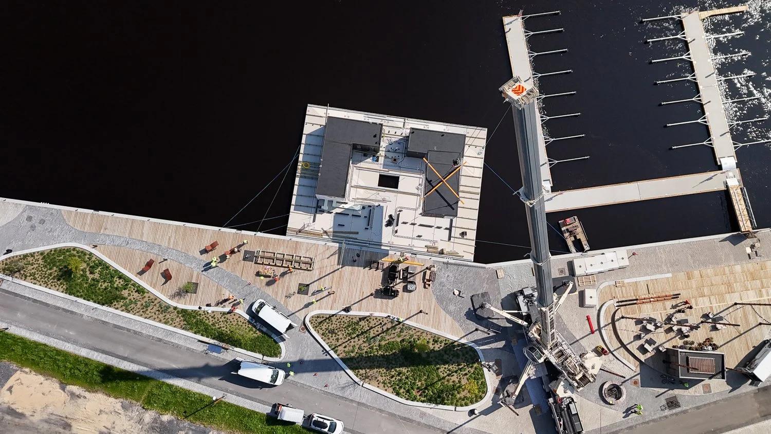 Yrityskuvaukset Oulussa: Nostovideo ja valokuvat E. Helaakoskelle