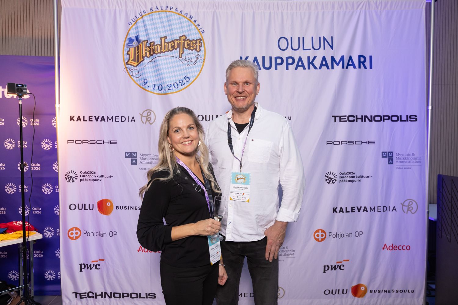 Oulun kauppakamarin Oktoberfest-verkostoitumistapahtuman valokuvaus (ja lyhytvideot)