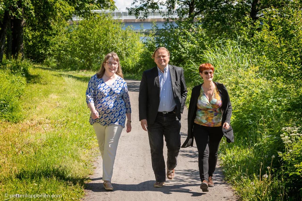 ryhmäkuva Oulun seudun uusyrityskeskukselle