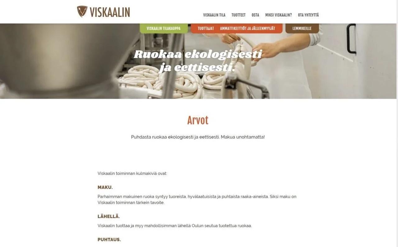  Viskaalin arvot 