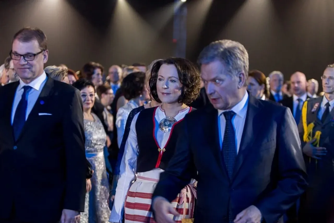 Tasavallan Presidentti Sauli Niinistö ja rouva Jenni Haukio