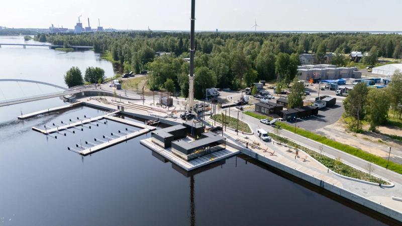 Yrityskuvaukset Oulussa: Nostovideo ja valokuvat E. Helaakoskelle