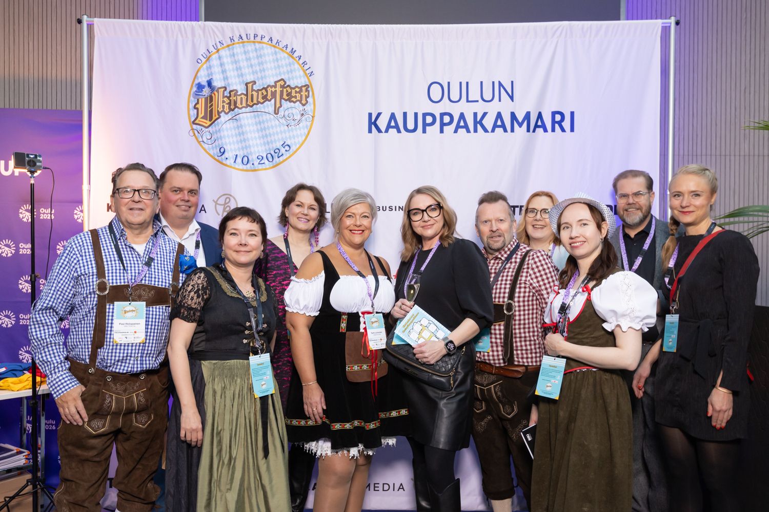 Oulun kauppakamarin Oktoberfest-verkostoitumistapahtuman valokuvaus (ja lyhytvideot)