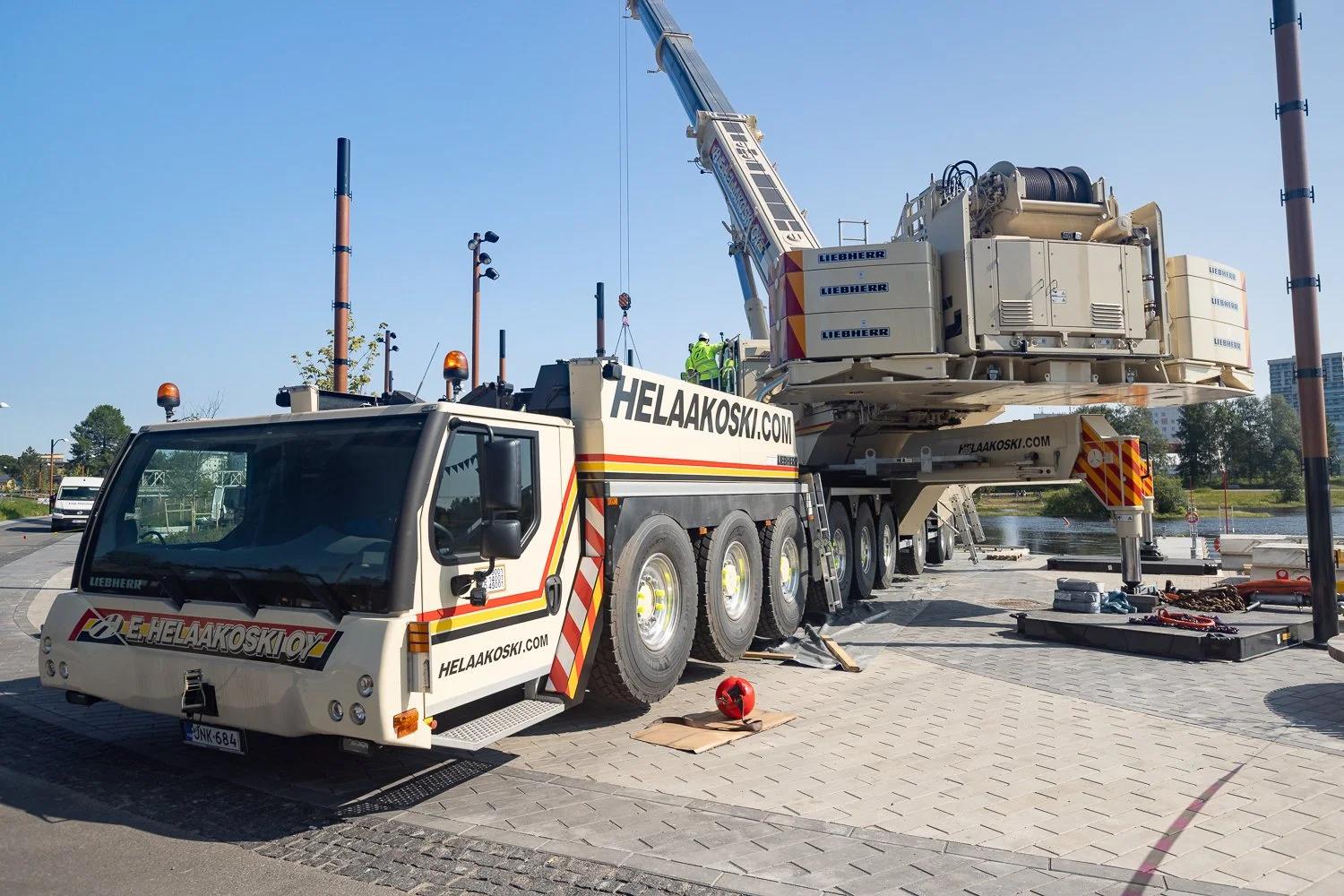 Yrityskuvaukset Oulussa: Nostovideo ja valokuvat E. Helaakoskelle
