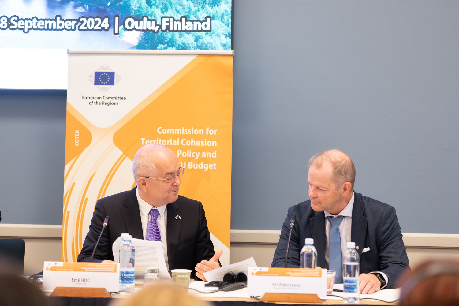 COTER-komission kokouksen tapahtumakuvaus Oulussa