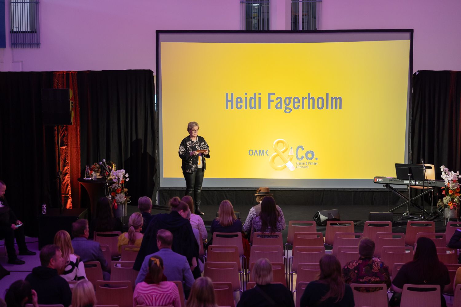 Oamkin alumni- ja sidosryhmätapahtuman (afterwork) tapahtumakuvaus Linnanmaan kampuksella