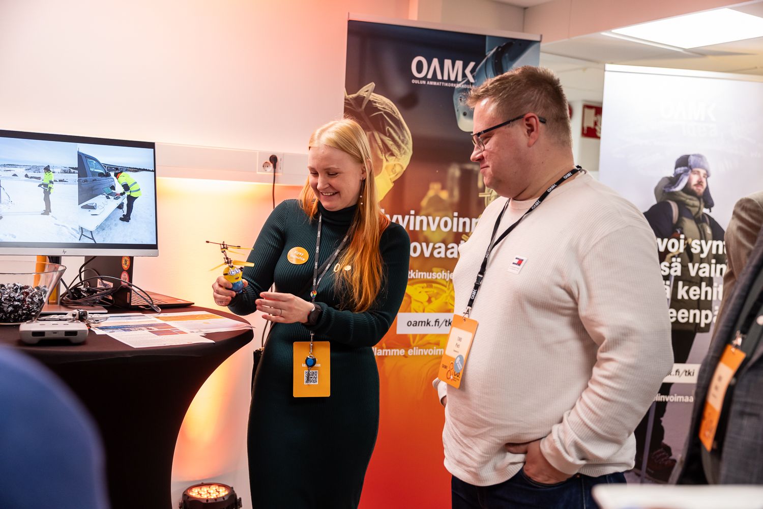 Oamkin alumni- ja sidosryhmätapahtuman (afterwork) tapahtumakuvaus Linnanmaan kampuksella