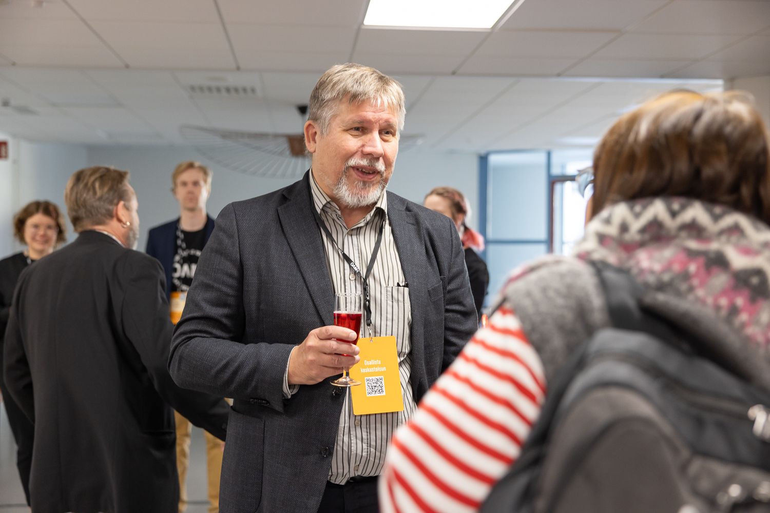 Oamkin alumni- ja sidosryhmätapahtuman (afterwork) tapahtumakuvaus Linnanmaan kampuksella