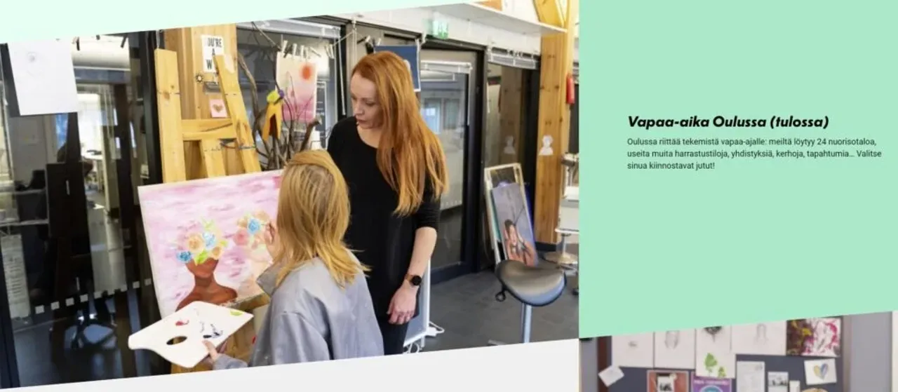 kuvakaappaus nuortenoulu.fi