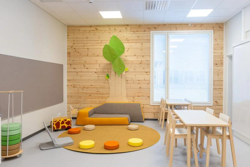 Referenssikuvaukset Tevella Oy:lle Kirkkomännikön päiväkodissa Tyrnävällä