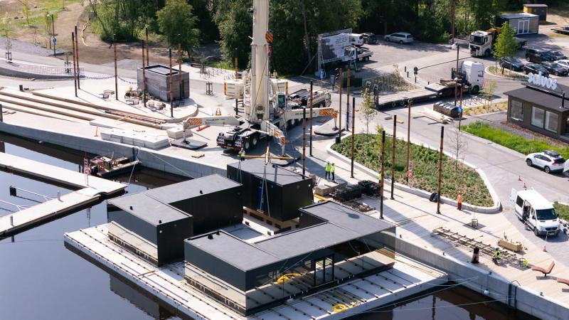 Yrityskuvaukset Oulussa: Nostovideo ja valokuvat E. Helaakoskelle