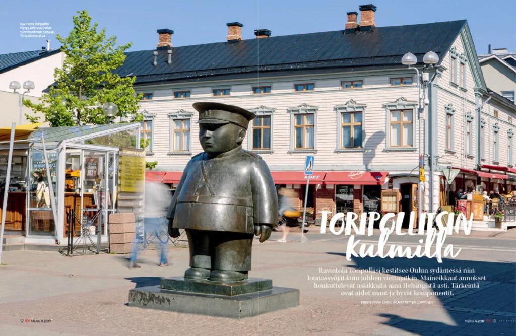 Toimituksellisia kuvia K-Menu lehdelle | Ravintola Toripolliisi Oulussa