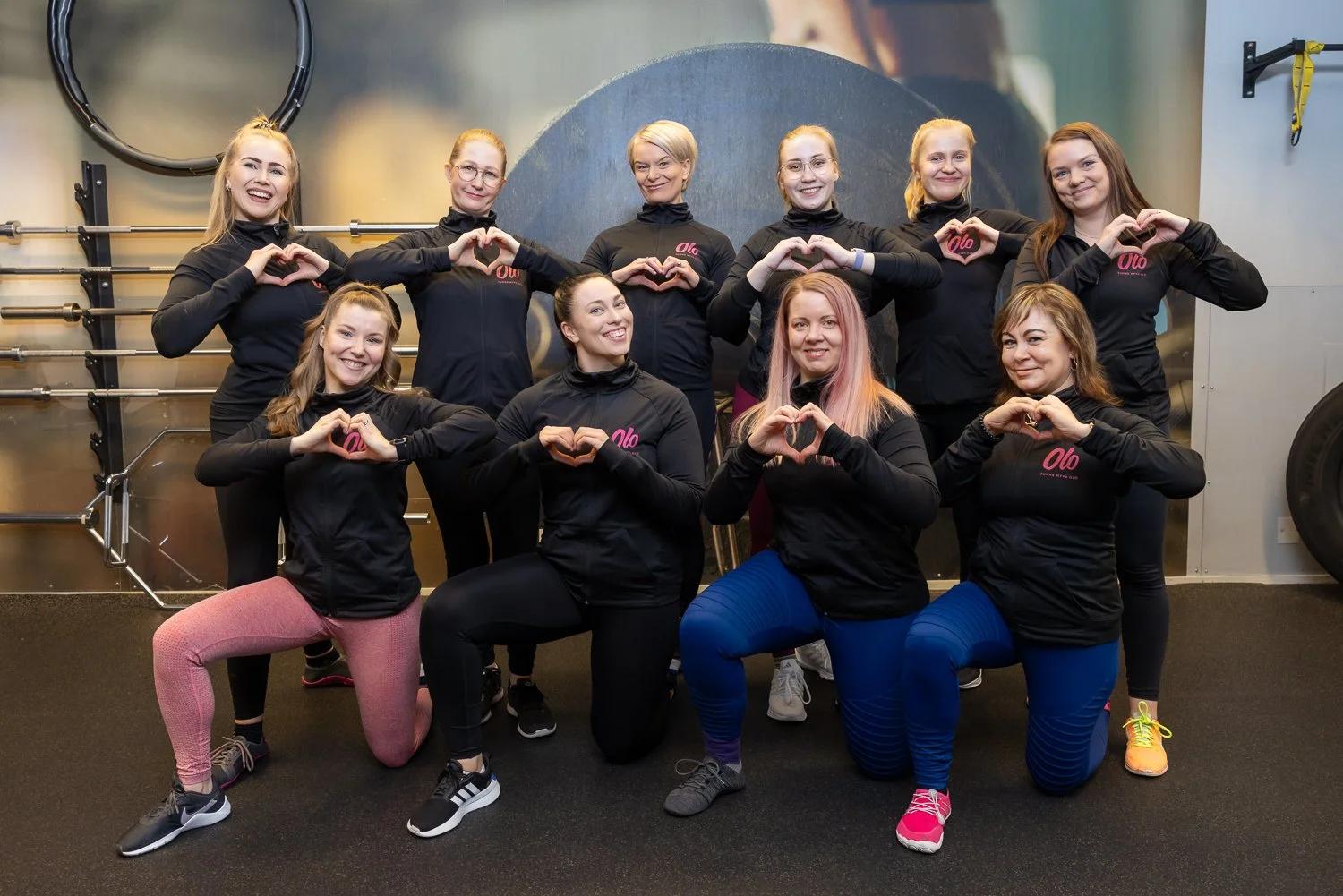Brändikuvia naisten Liikuntakeskus Ololle