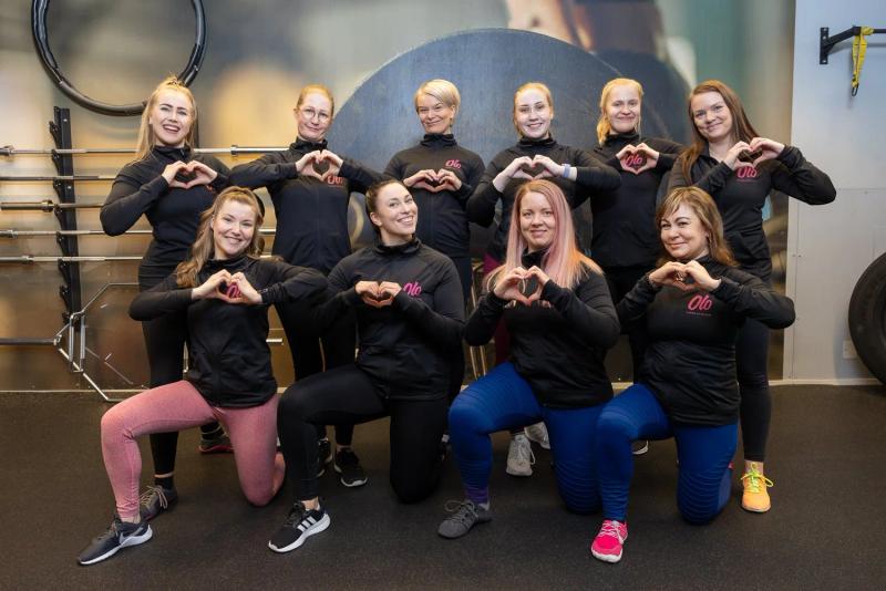 Brändikuvia naisten Liikuntakeskus Ololle