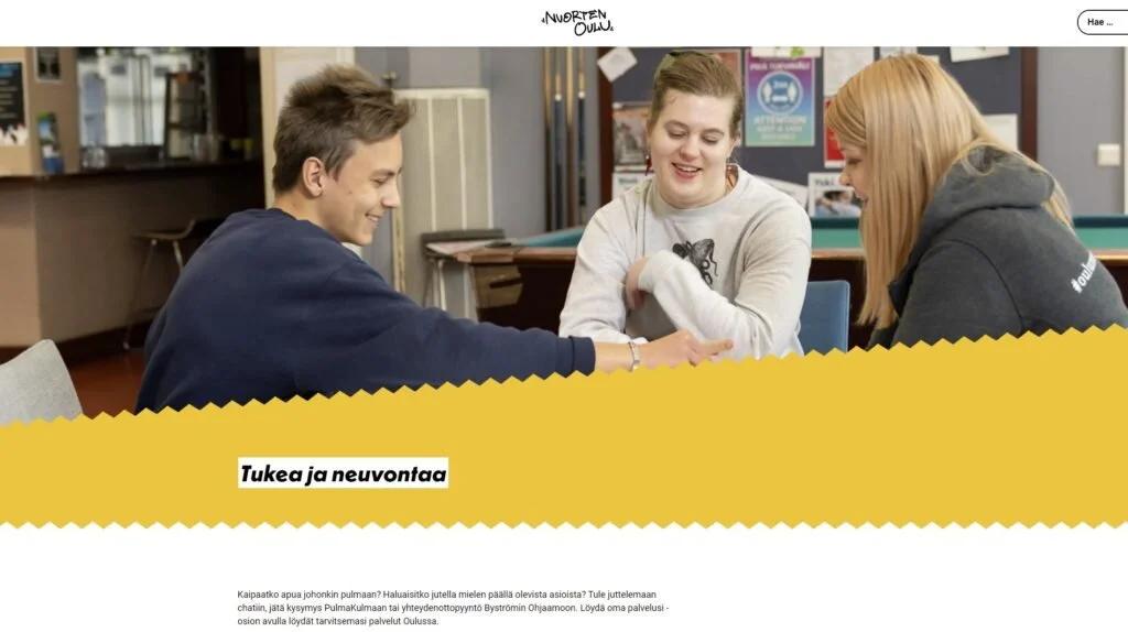  kuvakaappaus nuortenoulu.fi 