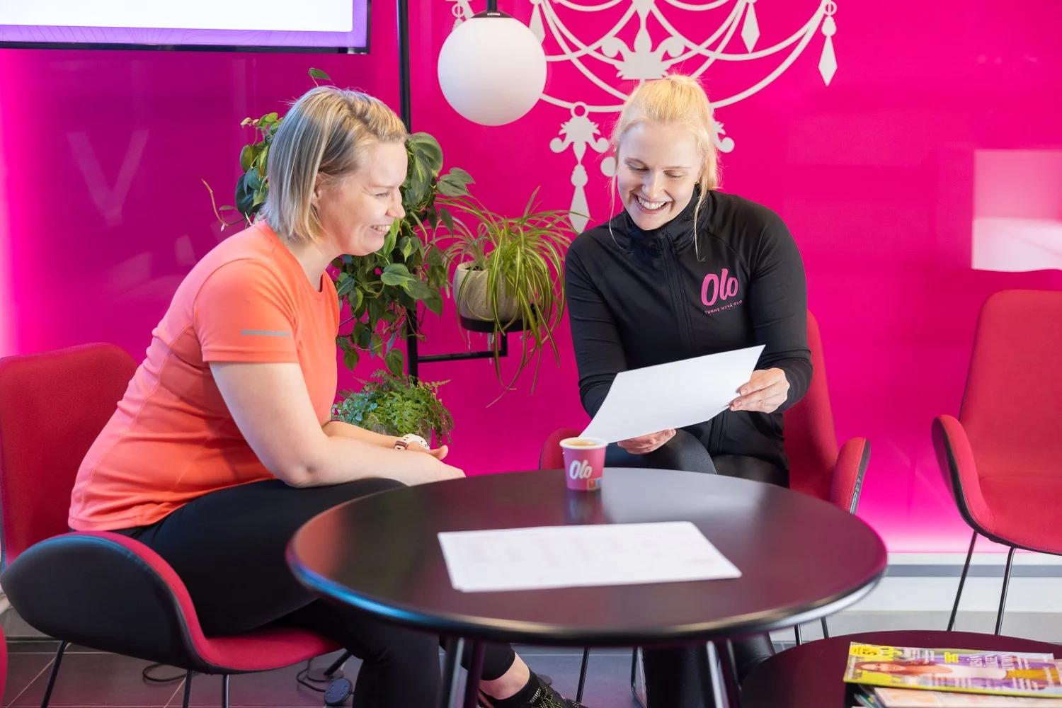 Brändikuvia naisten Liikuntakeskus Ololle