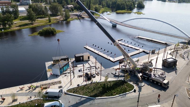 Yrityskuvaukset Oulussa: Nostovideo ja valokuvat E. Helaakoskelle