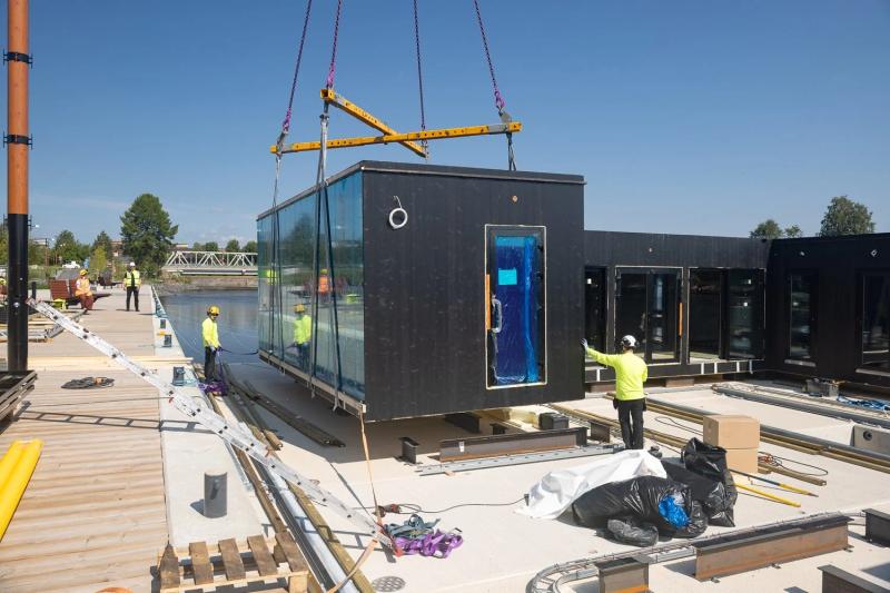 Yrityskuvaukset Oulussa: Nostovideo ja valokuvat E. Helaakoskelle