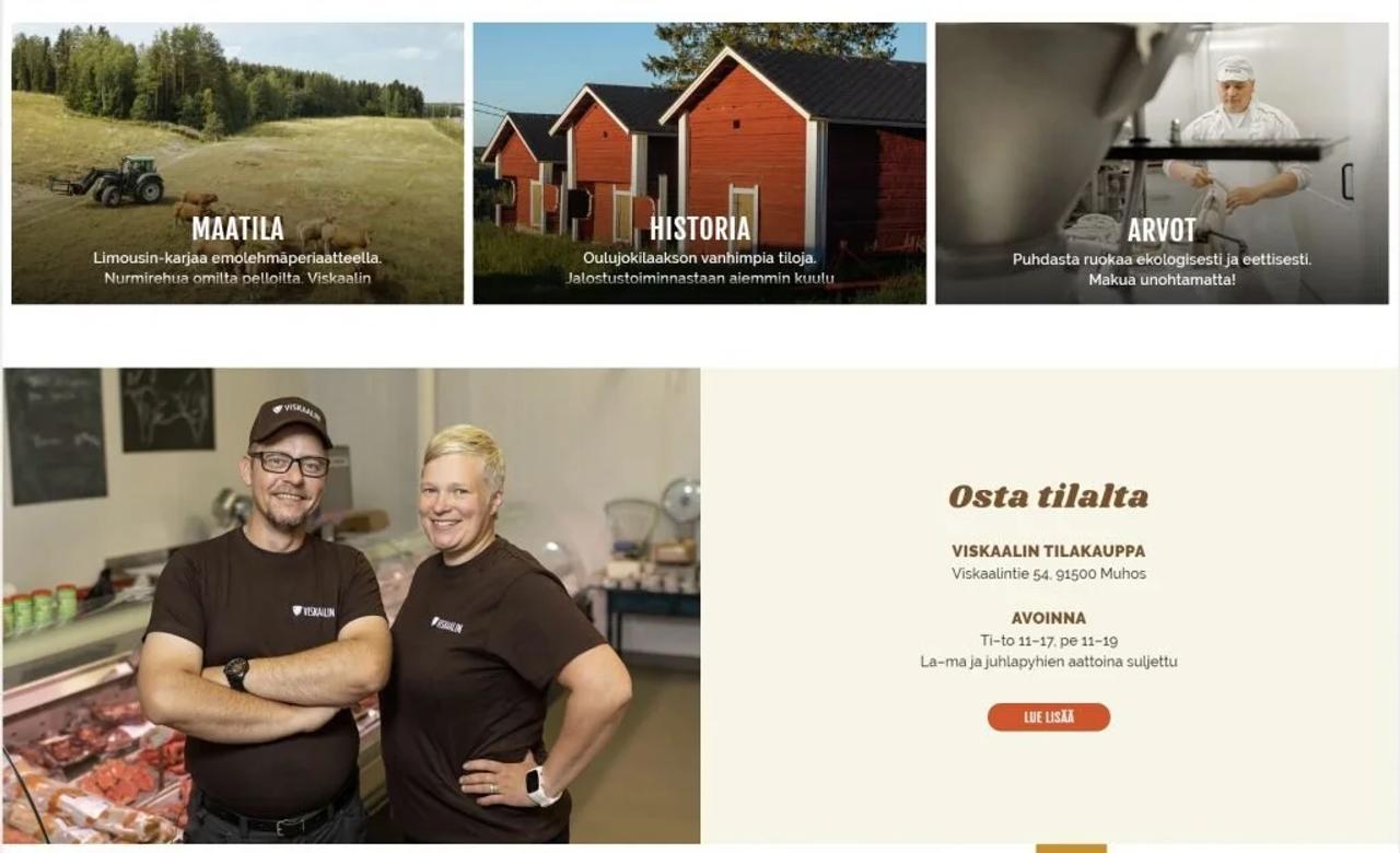  Viskaalin brändikuva nettisivut 