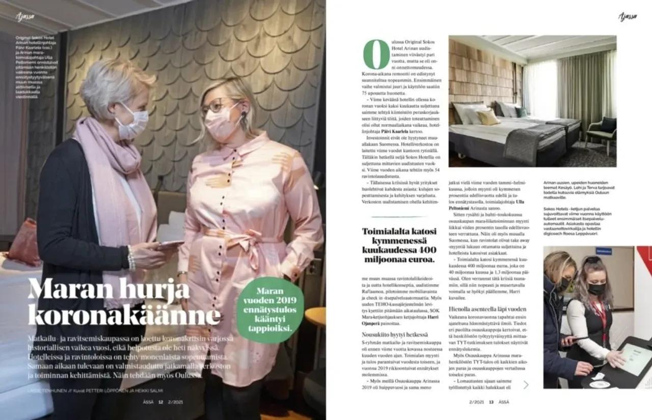 Original sokos hotel Oulu Ässä-lehti 2/2021