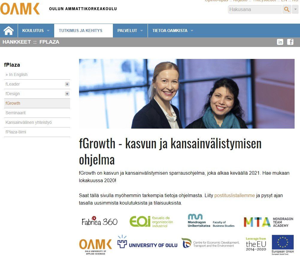  OAMK fPlaza kuvaukset 