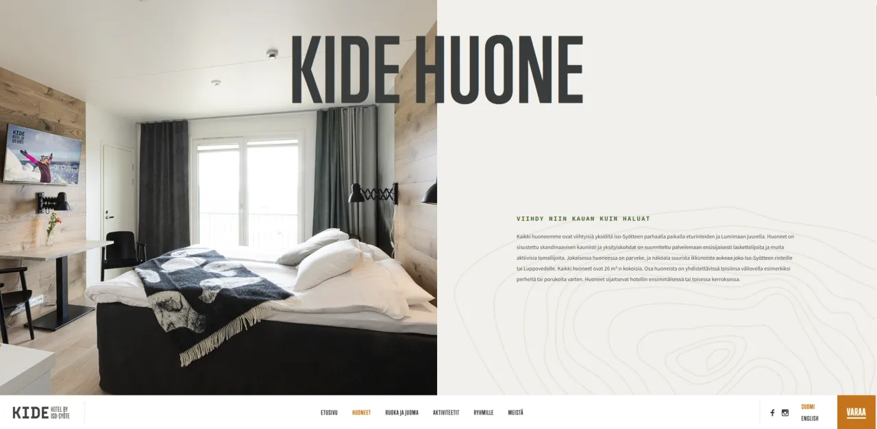KIDE Hotel by Iso-Syöte