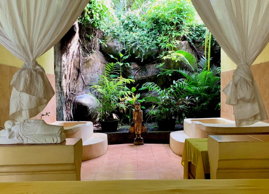 Spa-Pavillon im Bali Mandala