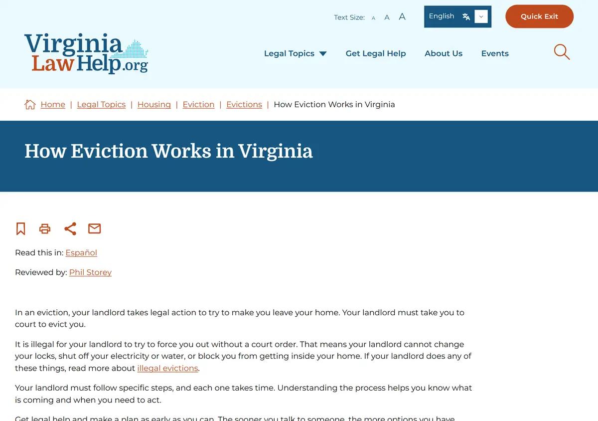 The how-eviction-works-in-Virginia guide.