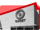 An image of a Target store against a red background