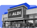 An ALDI storefront