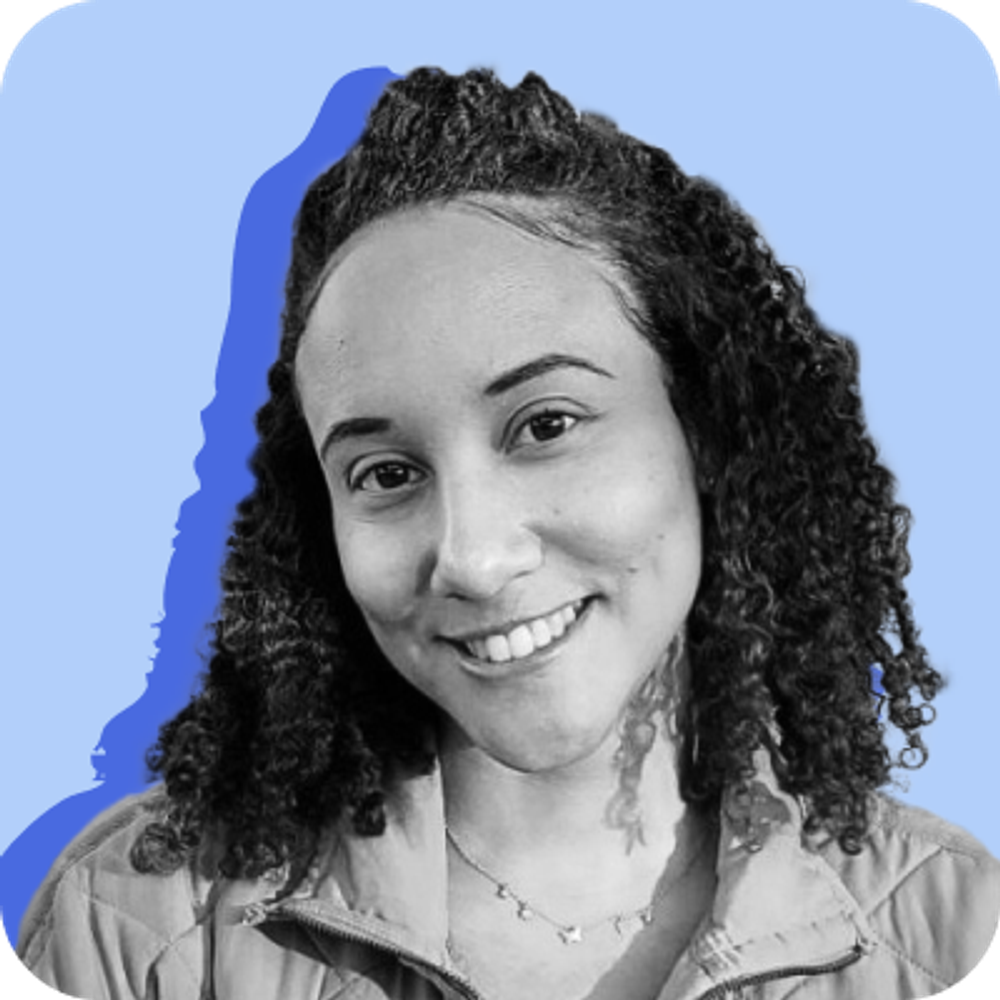 An image of writer and SNAP expert Katana Dumont against a blue background