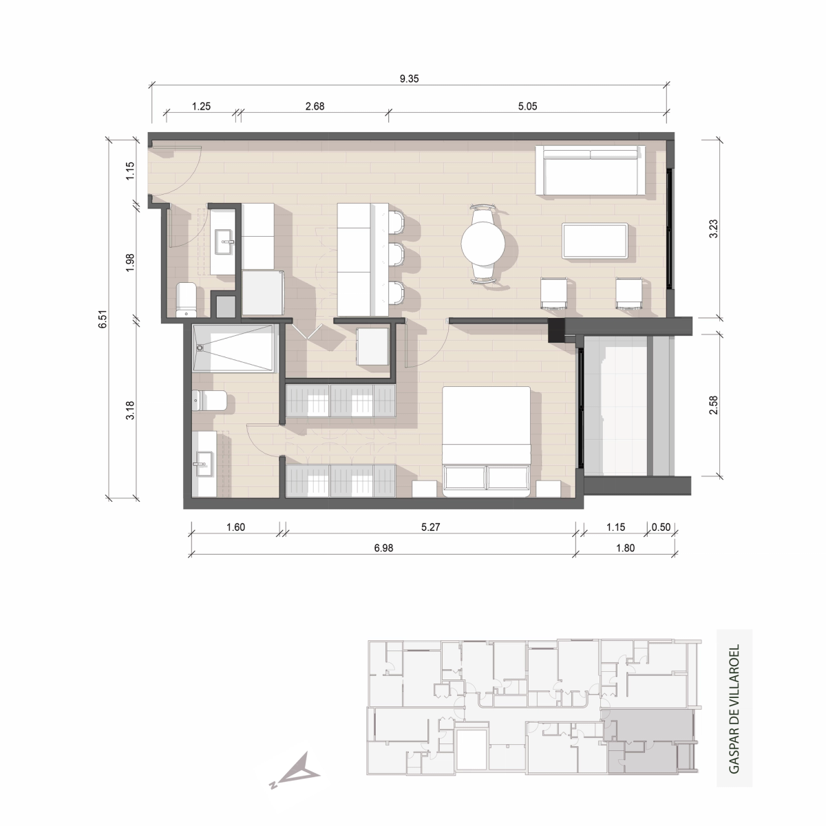 Edificio Zuh - Departamento 305
