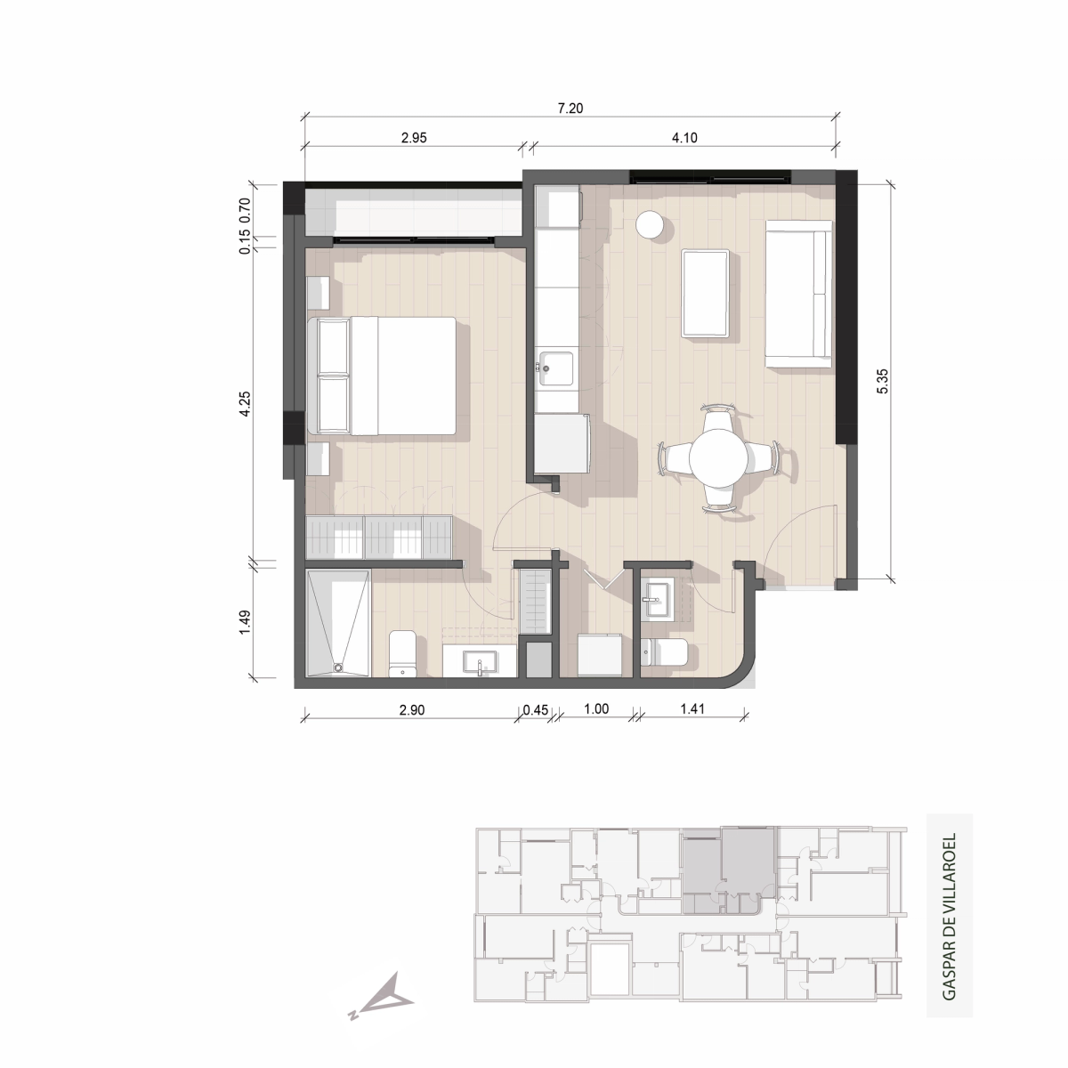 Edificio Zuh - Departamento 304